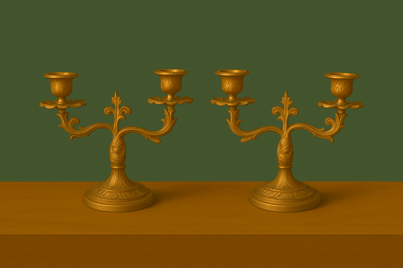 Bougeoirs & chandeliers - La Brocante de Laura