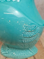 Pichet St-clément modèle Aigle 🐦 turquoise céramique vintage