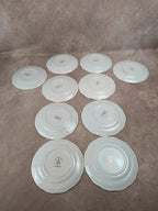 Lot de 10 assiettes à dessert L’amandinoise Coopélia vintage