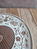 Ancienne tasse à chocolat Sarreguemines – décor abeille – fin Xixe