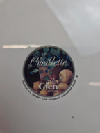 Grand plat Gien Cueillette D. Lalande 30 cm – Décor fruits & violettes
