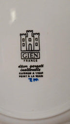 Assiette Gien France modèle Renaissance