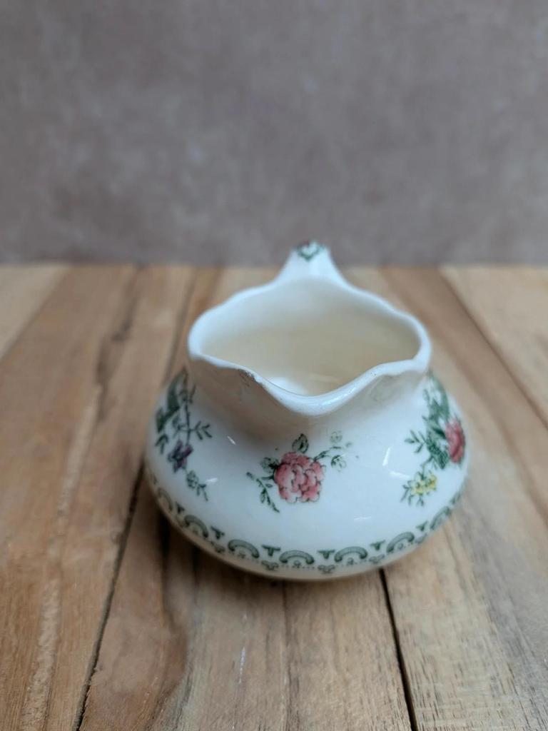 Ensemble théière et pot à lait vintage Crown Ducal Chinese Garden – Angleterre