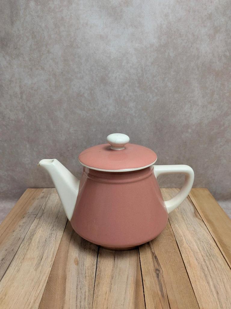 Théière vintage Villeroy & Boch Salam rose poudré