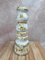 Grand vase bougeoir Keraluc Quimper Bo4 décor G6 – Georges Allier