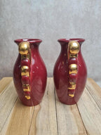 Paire de vases vintage Pl France – manufacture Poët-laval – modèle V38 bis 🌺