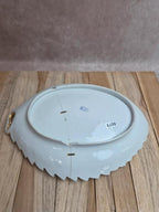 Ancien vide-poche / plateau en porcelaine Von Schierholz Plaue – début Xxe