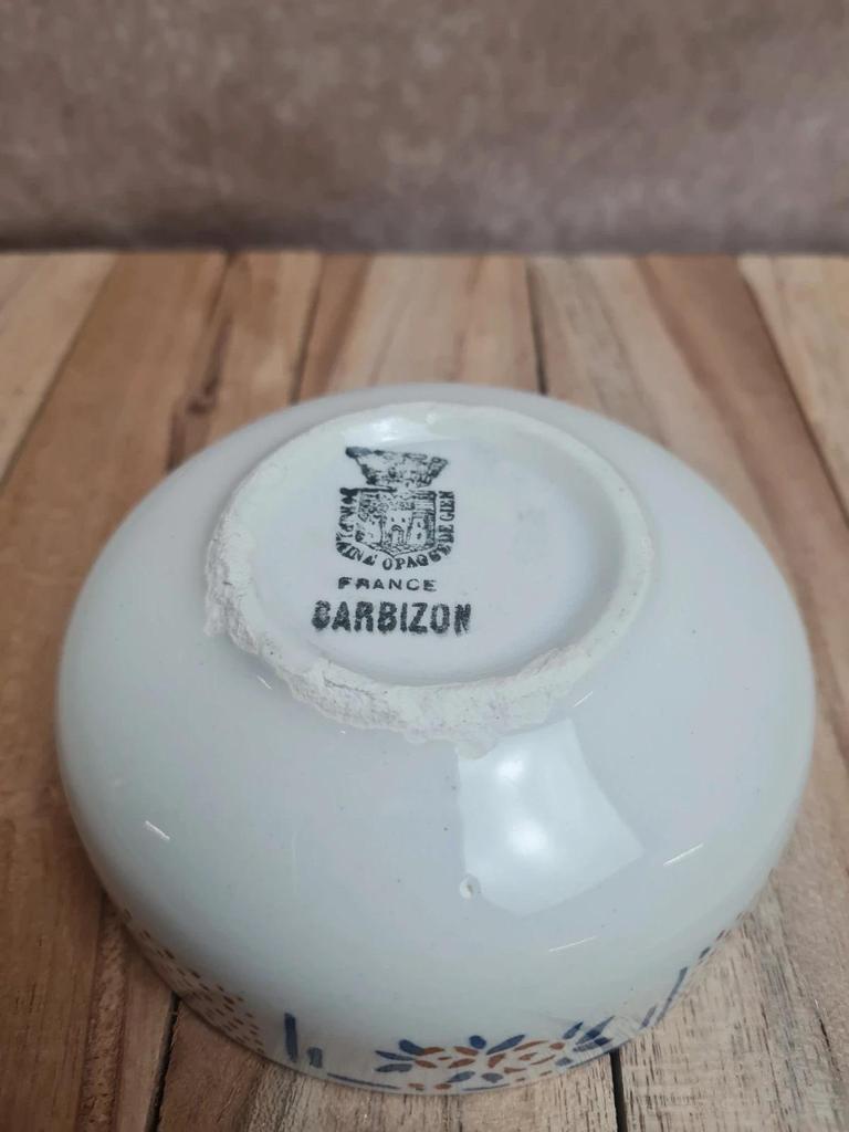 Lot de 5 saladiers gigognes terre de fer Gien Barbizon