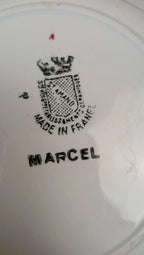 Lot de 4 assiettes creuses Saint-amand modèle Marcel