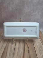Vide-poche / Porte-brosses à dents Saint-amand modèle Jardinière rose ancien