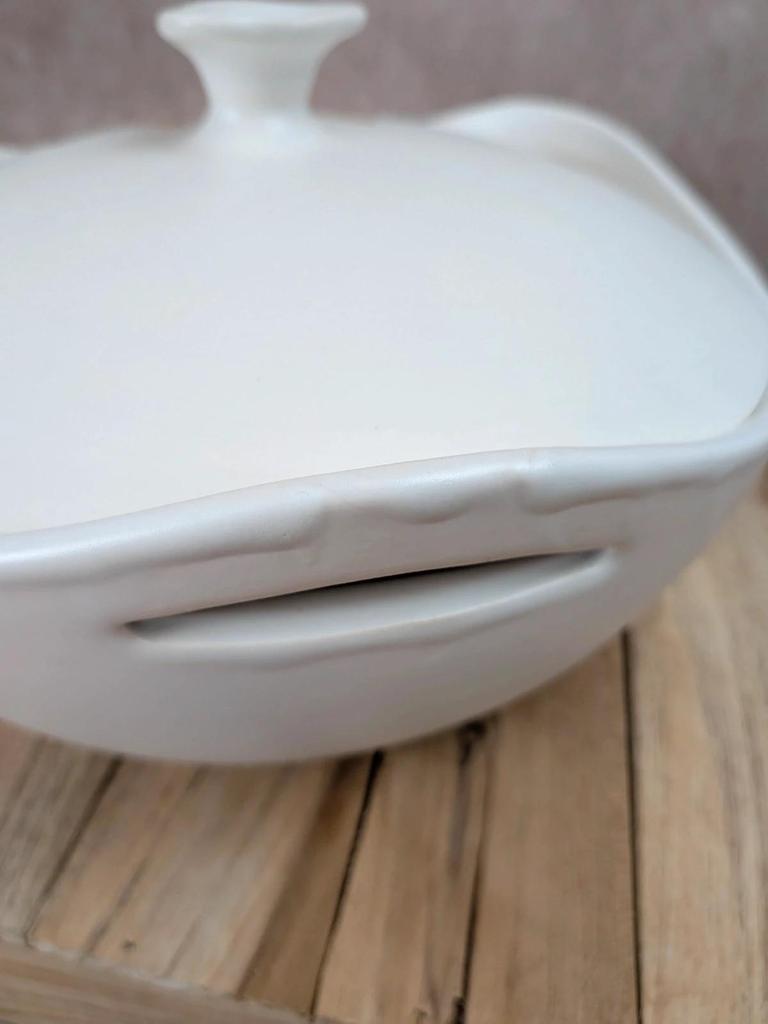 Soupière vintage Niderviller années 70 – style Capron Vallauris