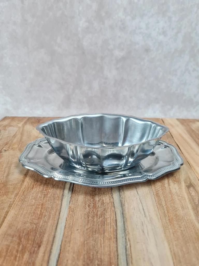 🌿 Élégante saucière vintage Guy Degrenne – Inox Made in France 🇫🇷