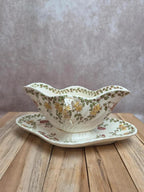 Saucière ancienne anglaise W.a. Adderley & Co – Staffordshire – fin Xixe