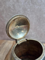 Théière Art déco Lucien Houzeaux métal argenté vers 1930
