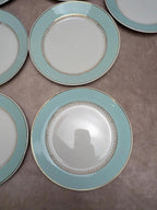 Lot de 8 assiettes plates Lunéville modèle Senlis