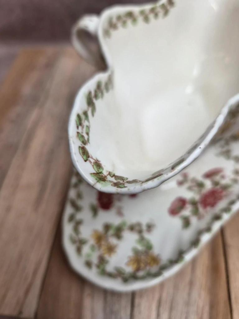 Saucière ancienne anglaise W.a. Adderley & Co – Staffordshire – fin Xixe