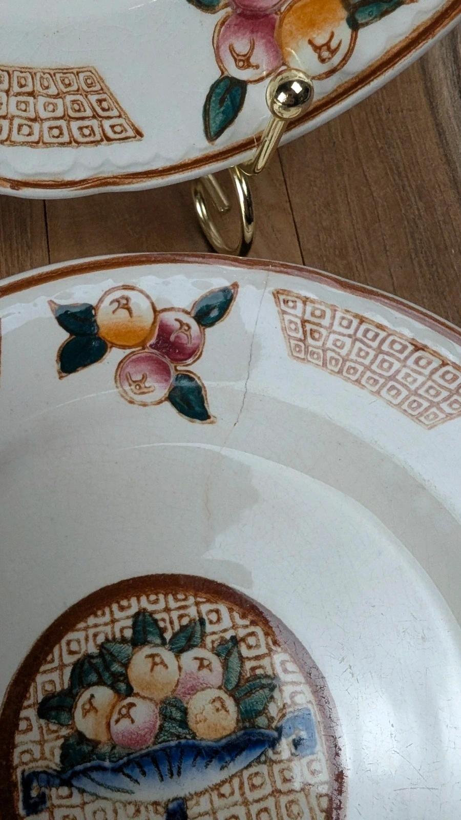 Lot de 6 assiettes à dessert Longwy – Modèle Maurice
