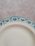 Lot de 2 assiettes creuses anciennes Terre de Fer Salins modèle Celtic 💙