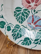 Assiette creuse ancienne Gien – modèle floral 🌸🍃