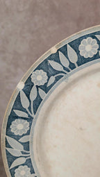 Lot de 4 assiettes vintage Creil & Montereau – Service Varsovie