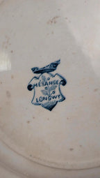 Lot de 2 assiettes creuses Longwy – modèle Mésange