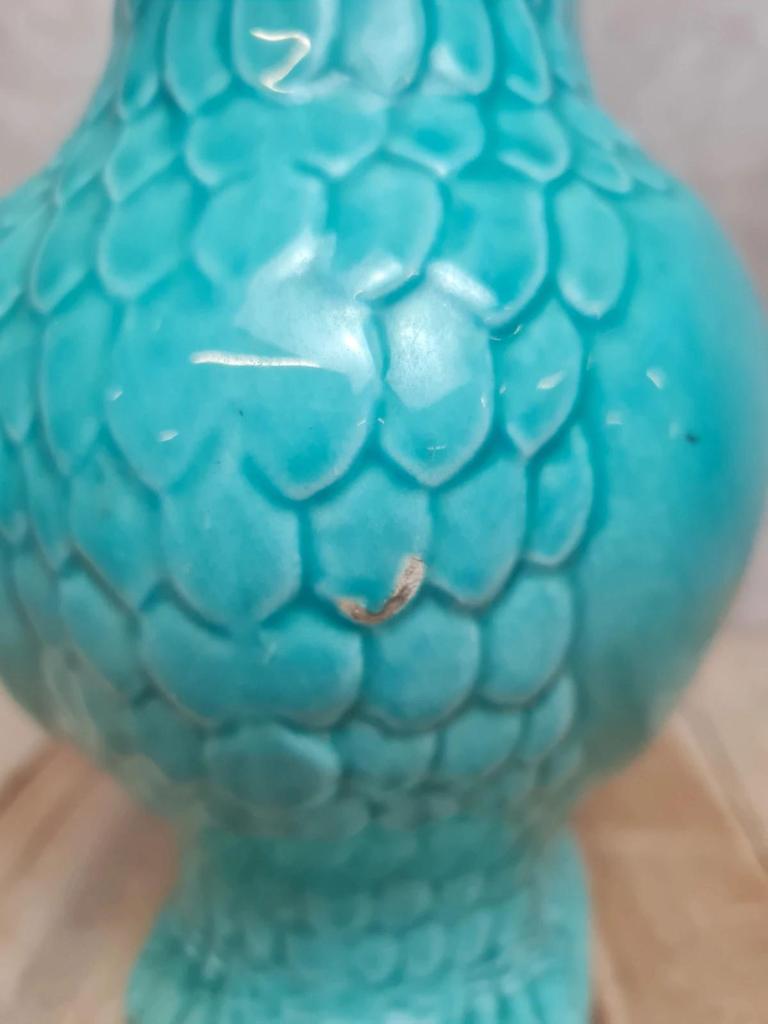 Pichet St-clément modèle Aigle 🐦 turquoise céramique vintage