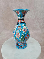 🌸 Vase en céramique artisanale peint à la main, style oriental 🌸