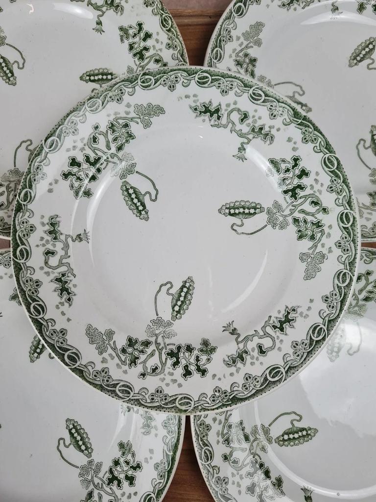 Lot de 6 assiettes Saint-amand & Hamage – Modèle Modern-style 🌿