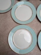 Lot de 8 assiettes plates Lunéville modèle Senlis