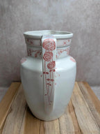 Ancien broc en terre de fer Creil et Montereau modèle Rosen
