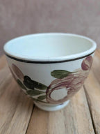 Lot de 2 tasses anciennes terre de fer Creil et Montereau – Xixe