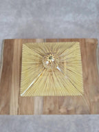 Pot couvert décoratif Sylvie Langet – motif bambous – style pagod