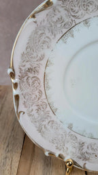 Soucoupe ancienne Limoges dorures