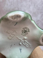 Paire de vases Art Nouveau Gustave de Bruyn – Fives-lille – décor iris – 30 cm