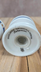 Salière & poivrière en porcelaine Philippe Deshoulières Sélection