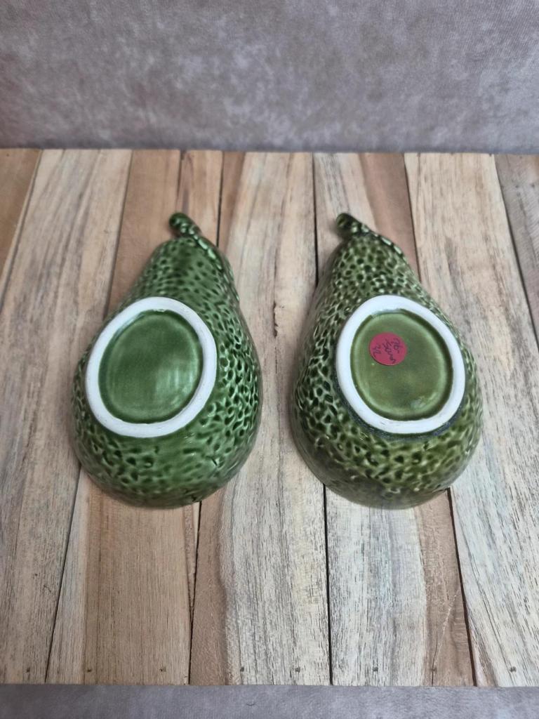 Lot de 2 raviers vintage en forme d’avocat