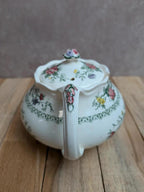 Ensemble théière et pot à lait vintage Crown Ducal Chinese Garden – Angleterre
