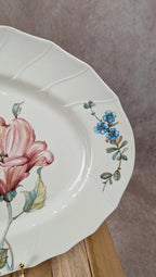 Grand plat ovale Villeroy & Boch – Modèle Bouquet