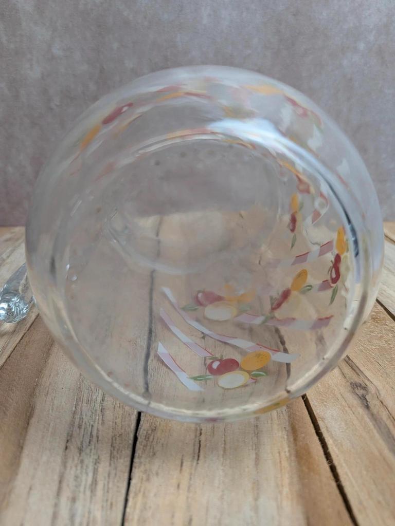 Pichet à citronnade vintage en verre – Fabriqué en France