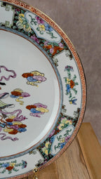 Assiette chinoise décor peint main