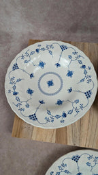 Lot de 3 assiettes creuses + plat – Myott Finlandia – Angleterre