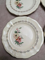 6 assiettes dessert Sarreguemines terre de fer