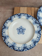 Lot de 2 assiettes creuses en terre de fer Jules Vieillard Bordeaux – Rouen