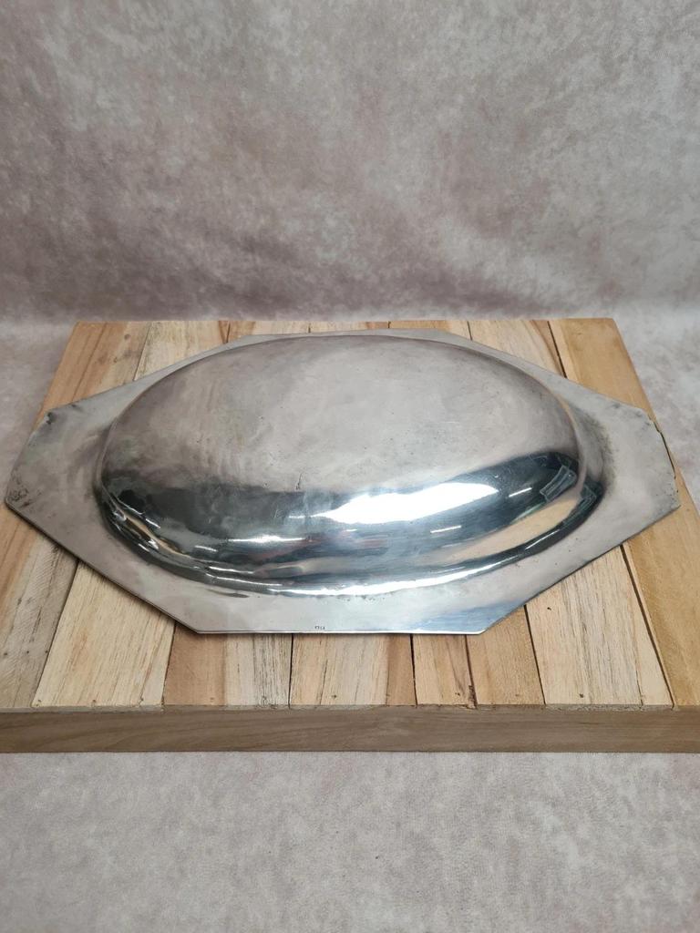 Plateau Art Déco Orbrille – Orfèvrerie Brille Paris – métal argenté – années 30