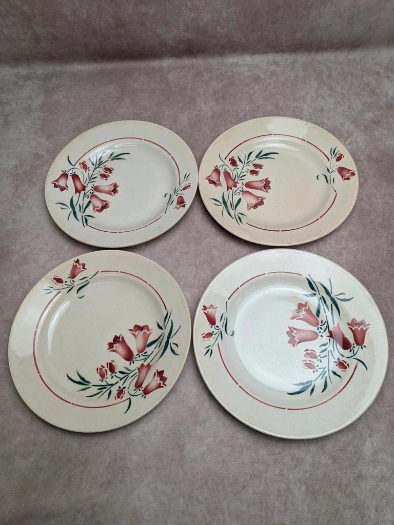 Assiettes plates terre de fer L’amandinoise Peg