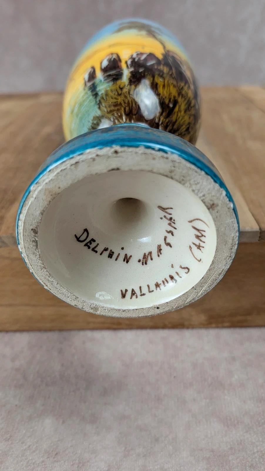 Vase ancien Vallauris – Delphin Massier