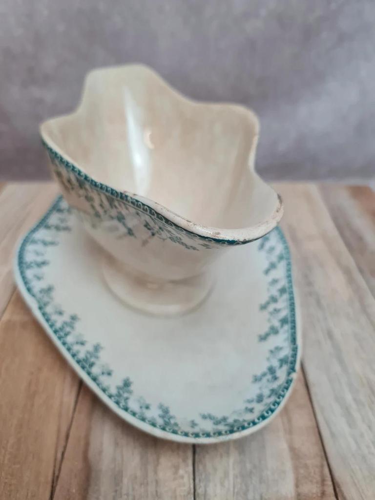 Grande saucière ancienne Terre de Fer Gien modèle Montigny 🌿