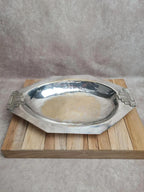 Plateau Art Déco Orbrille – Orfèvrerie Brille Paris – métal argenté – années 30