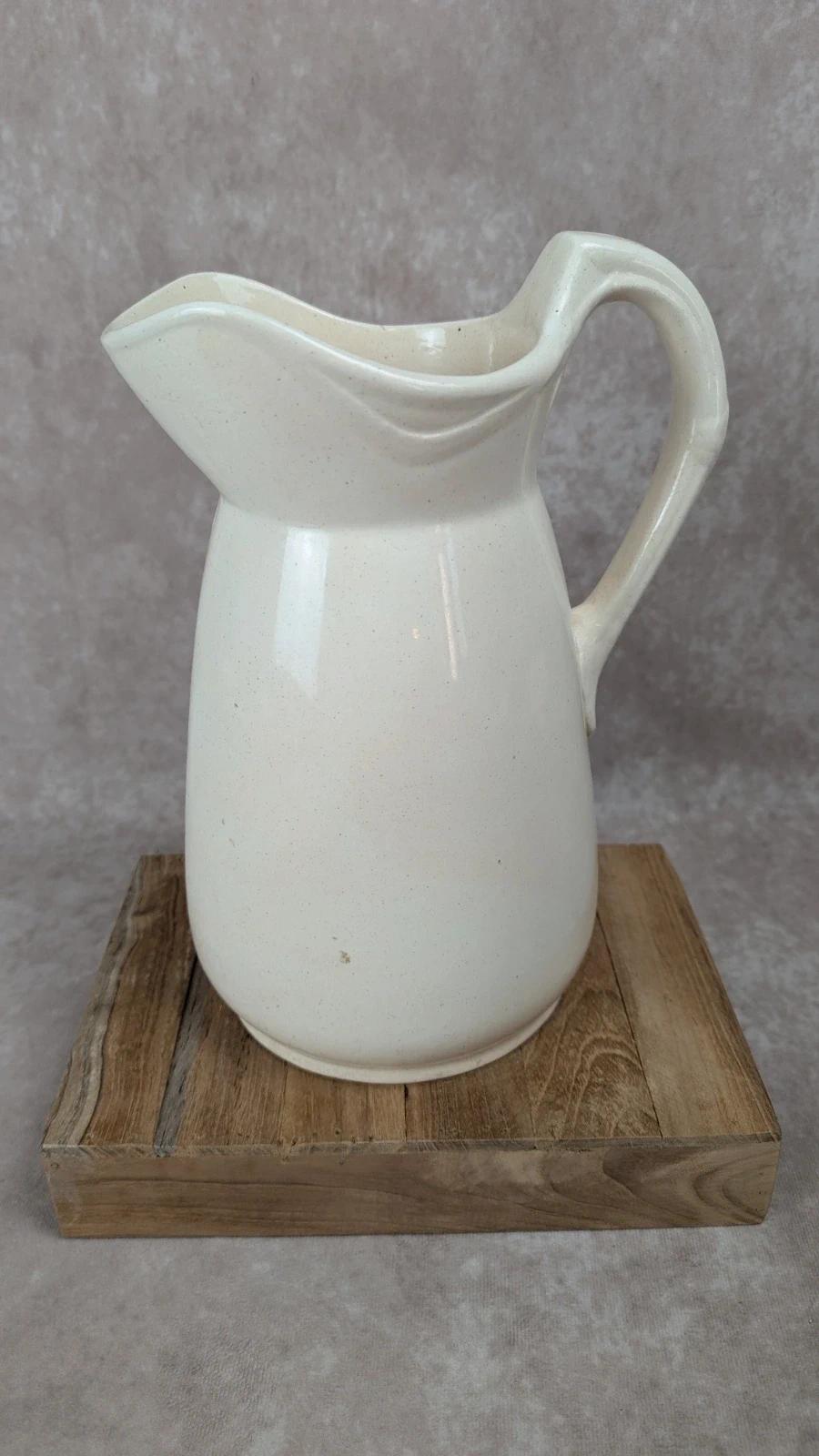 Grand pichet ancien faïence Niderviller Moselle