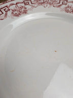 Lot de 2 assiettes plates terre de fer Moulin des Loups modèle Athènes